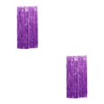 thumbnail image 1 of Wweixi Customized Fringe Curtain For Exquisite Anniversary Party Decorations Luster Purple 2Set, 1 of 5