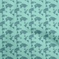 thumbnail image 1 of oneOone Rayon Light Sea Green Fabric Travel Craft Projects Decor Fabric Printed By The Yard 56 Inch Wide, 1 of 5