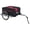 Black, variant on Aosom Bicycle Trailer Bike Cargo Trailer Garden Utility Cart Tool Carrier with Removable Cover, Red