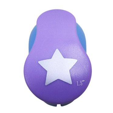 Maytalsory 1Pc Hole Punch Scrapbooking Effortless Photo Album Paper Punchers Handmade Manual Tools Consistent Design 3-3.7cm lucky star 1.5''