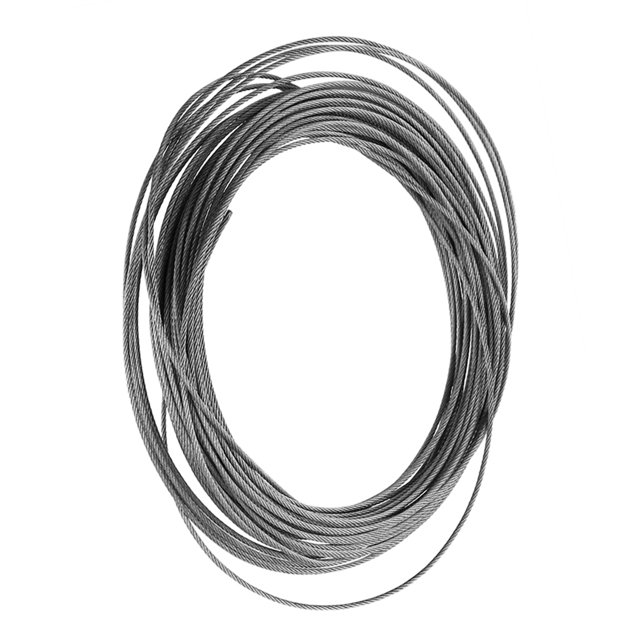 Stainless Steel Wire, Stainless Steel Rope Diameter 1.5mm High Temperature Resistance 15 Meters 304 Stainless Steel For Industrial For Commercial For Military