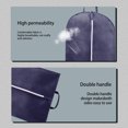 thumbnail image 4 of Vrorvz Foldable Garment Bag for Closet Storage and Travel with Handles Long Lasting Non Woven Fabric Hanging Clothes Protector with Smooth Zipper Suit for Suits and Dresses, 4 of 7