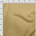 thumbnail image 3 of oneOone Tissu Popeline de Coton Jaune Matériau de Robe Rétro Minimaliste Tissu Imprimé au Mètre 42 Pouces de Large, 3 of 5