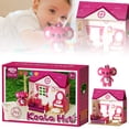 thumbnail image 1 of Koala Family Overhead Playhouse Toy Set with Realistic Furniture Figures for Kids Imaginative Learning, 1 of 6