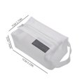thumbnail image 2 of HAOAN Portable Square Mesh Storage Bag Zippered Mesh Cosmetic Bag Small Square Mesh Purse Travel Storage Carry Pouch Face & Storage Bags Discount, 2 of 8