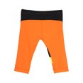 thumbnail image 4 of RUNQHUI Mens Rash Guard Swim Shorts Calf Length Swim Jammer Beach Pool Swimwear Bottoms Orange XL, 4 of 6