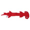 thumbnail image 1 of Plush Dog Squeaky Toy, Lightweight Teeth Cleaning Interactive Stuffing Free Puppy Toy  For Outdoor For Medium Dogs Red,Blue, 1 of 8