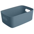 thumbnail image 1 of Storage Basket Solid Color Space-Saving Plastic Tissue Makeup Holder Home Decor, 1 of 10