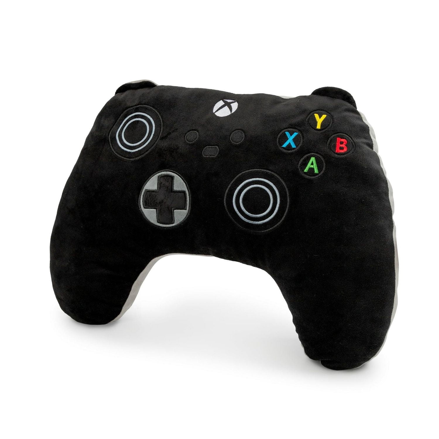 Xbox Controller Plush Cuddle and Decorative Pillow, 100% Polyester, Black, Microsoft