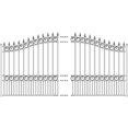 thumbnail image 3 of ALEKO London Style Ornamental Iron Wrought Single Swing 18' Driveway Gate, 3 of 9