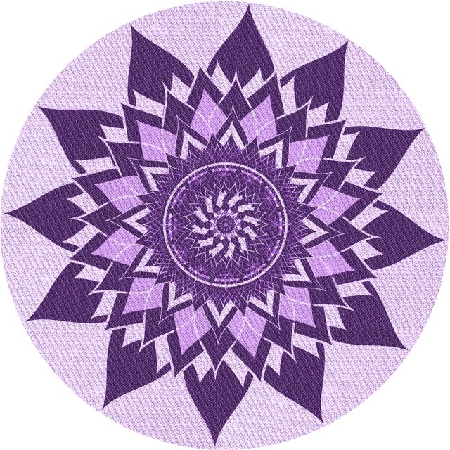 Ahgly Company Tapis Rond Lavable en Machine Intérieur Transitionnel Fleur Rose, 6 Pieds Rond