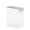 White, variant on Meitianfacai s 1800ml Clear Food Storage Containers, with Double Snap Lid, Kitchen Seal Food Storage Jars, Plastic Pantry Storage Containers, BPA Free, Compact Stackable