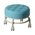 thumbnail image 2 of Siège à Roulettes Bas, Faible Bruit, Facile à Déplacer, Tabouret Mini Mobile pour Garage et Bibliothèque, Bleu, 2 of 8