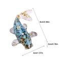 thumbnail image 2 of Desktop Ornament Natural Gravel Fish Shape Small Decorative Ornaments for Cars and, 2 of 3