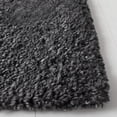thumbnail image 4 of SAFAVIEH August Shag Collection 2'3" x 6' Charcoal AUG900H Solid 1.2-inch Thick Runner Rug, 4 of 4