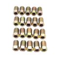 thumbnail image 4 of 20 Pcs Écrous de Tube Évasés Inversés 3/8-24 Compatibles avec Conduite de Frein de Tube 3/16 Po, 4 of 8