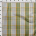 thumbnail image 3 of oneOone Polyester Lycra Light Green Fabric Madras Check Sewing Craft Projects Fabric Prints By Yard 56 Inch Wide, 3 of 4
