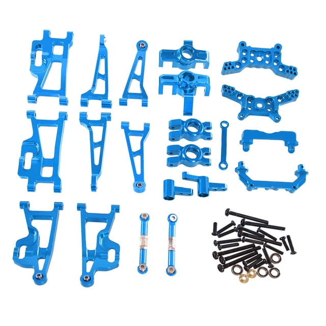 Bunblic 1/14 RC Car Upgrades Accessories Front and Rear Shock Tower for 14210 Trucks blue