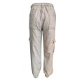 thumbnail image 4 of Timegard Womens Cargo Pants Pantalon Taille Haute à Bas Resserré Léger de Randonnée Uni avec Poches, 4 of 7