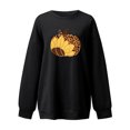 thumbnail image 2 of Nouveaux Hauts pour Femmes 2023 Mode Imprimé Col Rond Chandail à Enfiler Hauts Manches Longues Blouse Confortable Chandail Coupe Décontractée Chandail Surdimensionné pour Femmes, 2 of 5
