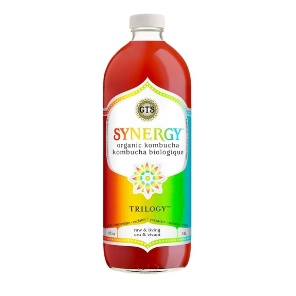 SYNERGY LE VÉRITABLE KOMBUCHA TRILOGIE 1,4 litre G.T.'s TRILOGY 1.4L