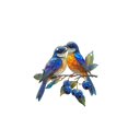thumbnail image 2 of Blue Hummingbird 2D Flat Pendants Window Decoration House Number Pendants Home Decoration Pendants, 2 of 5