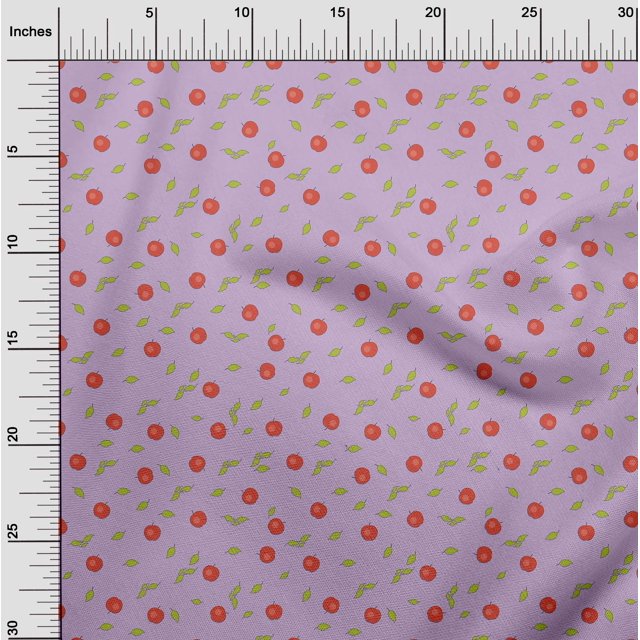 oneOone Viscose Jersey Fabric Leaves & Decor Fabric Printed BTY 60 Inch Wide