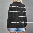 thumbnail image 5 of 2023 Chandail de Mode pour Femmes Rabais de 50 % Liquidation Mode Ample Col Roulé Imprimé Fermeture Éclair Manches Longues Chandail Haut Blouse, 5 of 5