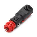 Unique Bargains 12V 24V Car Cigarette Lighter Socket Charger Plug Outlet Adapter Connector