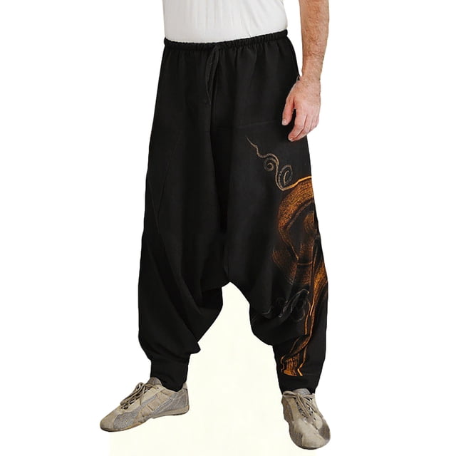 Birdeem Pantalon Long Décontracté pour Hommes à Cordon de Serrage Imprimé, Joggers de Course, Pantalons de Survêtement