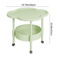 thumbnail image 3 of YYV Mini Table Easy Small Apartment Bedside Table Small Table Green, 3 of 9
