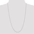 thumbnail image 2 of 14K White Gold 1mm Singapore Chain 18 Inch, 2 of 5