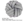 thumbnail image 4 of YAOMOBB Handmade Throw Pillows Breathable Knot Pillow Ball Round Handmade Throw Pillows with Braided Design, 4 of 7