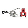 thumbnail image 1 of Stainless Steel Rail Mounted Clamp for Boat Adjustable Boat Fishing Rod Bracket, 1 of 12