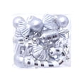 thumbnail image 2 of TopLLC 32 Pcs Christmas Tree Hanging Ornaments Set, Pre-Tied Shatterproof Plastic Assorted Baubles with Rope, Glitter Xmas Tree Decorative Pendants Christmas Decorations for Party Holiday Wedding, 2 of 6