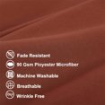 thumbnail image 3 of PiccoCasa 2 Pcs Body Pillowcases Microfiber Envelope Long Pillowcover, Queen Orange, 3 of 8