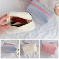 thumbnail image 2 of Jolie Trousse Cosmétique en Blocs de Peluche Grande Capacité Sacs à Carreaux Maquillage, 2 of 8