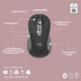 thumbnail image 2 of Logitech MK955 Signature Slim Wireless Keyboard and Mouse Combo, For Larger Hands, Quiet Typing and Clicking - Black, 2 of 12