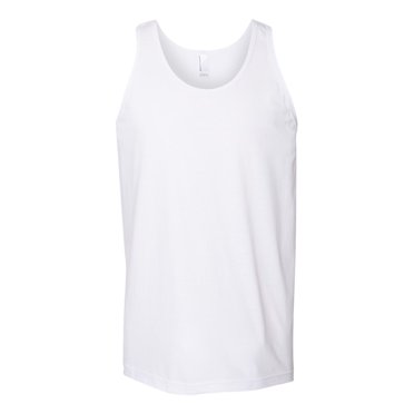 American Apparel Débardeur en Jersey Fin, TP, Blanc