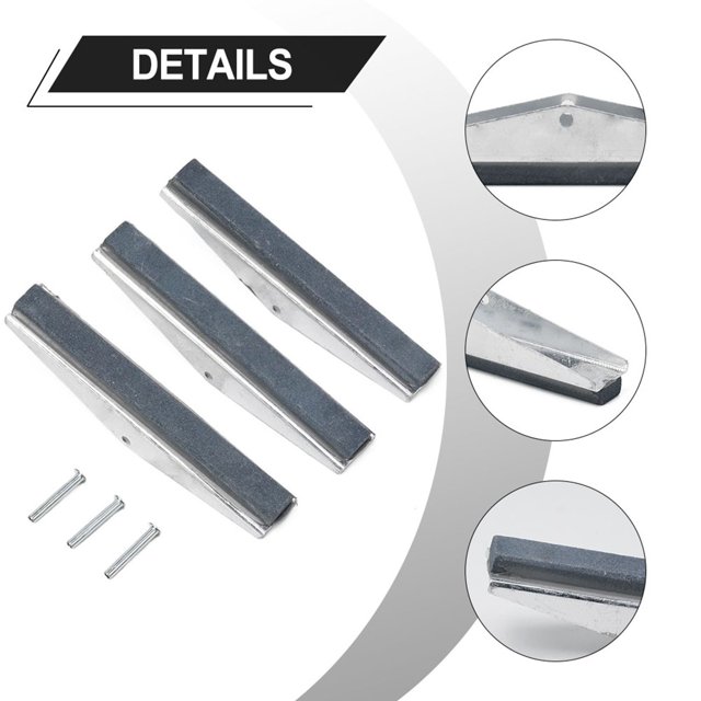 Bgsha Brake Hone Replacement Stone Set, Hone Stone Set 3-Piece Replacement Stones 220 Grit, For Use With Brake Cylinder Hone For Cleaning And Polishing Brake Cylinders