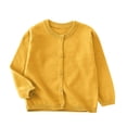 thumbnail image 2 of Cowsor Little Girl Knit Cardigan Sweater - Toddler Button Down School Uniforms Cardigan, 2 of 6