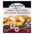 thumbnail image 2 of Crispy Battered Oven Ready Atlantic Haddock, Wild Caught Fillets, 500g, 2 of 12
