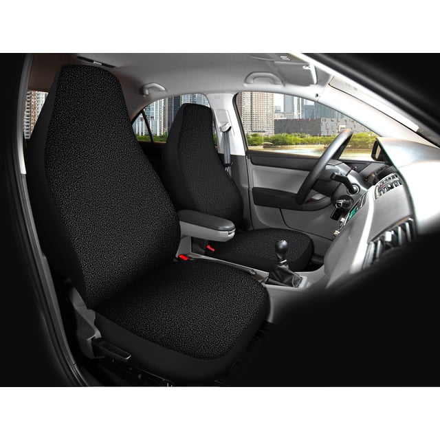 Housses Avant x2 Auto Drive – Fourrure Teddy Noire