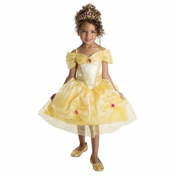 Princess Belle Beauty and the Beast 4Y-6Y Costume and Accesories,Wand,Crown,Gloves