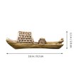 thumbnail image 3 of Fishing Boat Model Light Brown 1Set 3.65X1.14X0.90In, 3 of 7