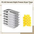 thumbnail image 2 of 16Pcs Tray Stackers, Compatible with Harvest Right Freeze Dryer Trays, Stack 5 Harvest Right Trays, 2 of 6