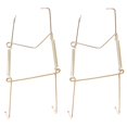 thumbnail image 3 of Abbracc Invisible Wall Hanging Plate Hook Hangers Dish Display Holder Linear 10 inch, 3 of 9