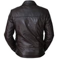 thumbnail image 2 of Black Motorcycle Jacket Leather Jackets Motorcycle Jackets Mens Black Leather Biker Jacket Mens Leather Riding Jacket Bike Jackets For Men size XXXS, 2 of 4
