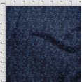 thumbnail image 4 of oneOone Velvet Blue Fabric Floral Craft Projects Decor Fabric Printed By The Yard 58 Inch Wide, 4 of 5