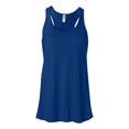 thumbnail image 1 of Bella Ladies Flowy Racerback Tank, M, True Royal, 1 of 4